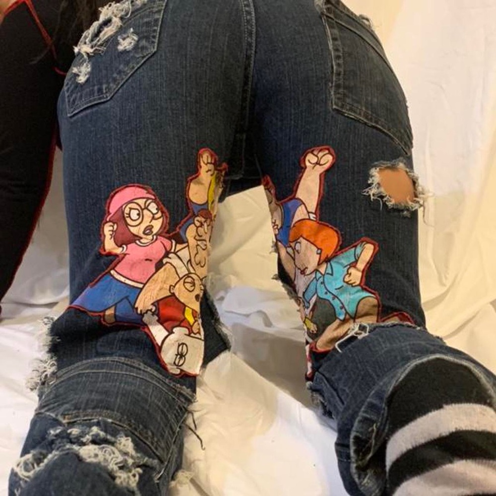 unisex family guy jeans